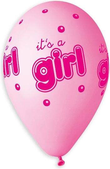 Latex Balloons It's a Girl Bubbles 25 Pieces