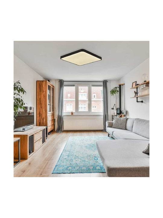Inlight Deckenleuchte montieren 50cm Weiß mit integrierter LED 42045-Weiß