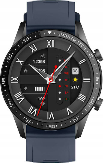 Gravity Smartwatch Black 2 Straps Gt10-5