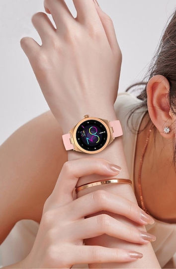 Gravity Gt25 Smartwatch Rose Gold 1.27" Tft