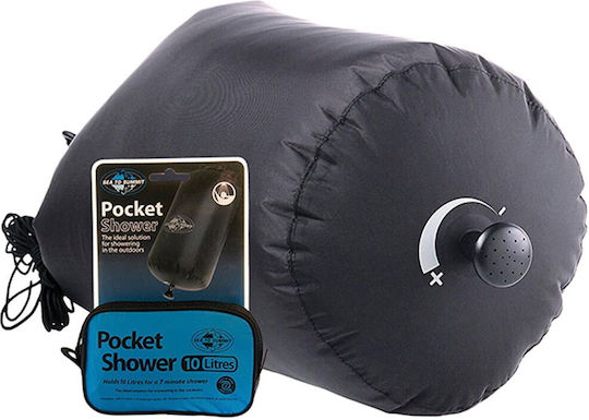 Sea to Summit Pocket Shower Waterproof Dry Bag 10L Black