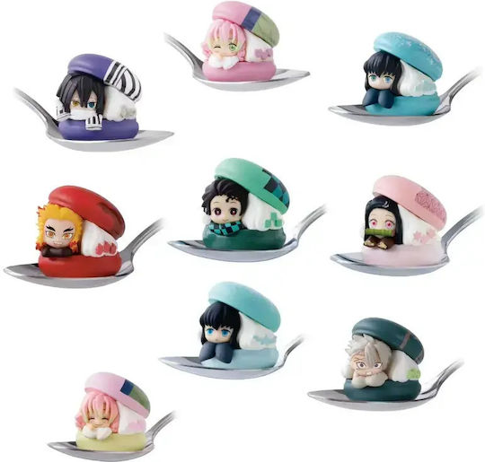 Gashapon Demon Slayer Charamacaron Φιγούρα Τυχαίο Σχέδιο