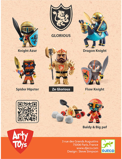 Figurină Cavaler Sabie Scut “Bright Knight“