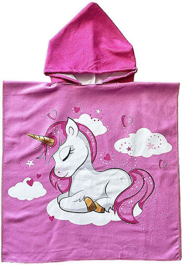 Kid's Beach Poncho Microfiber 60x120cm Summertiempo 622961