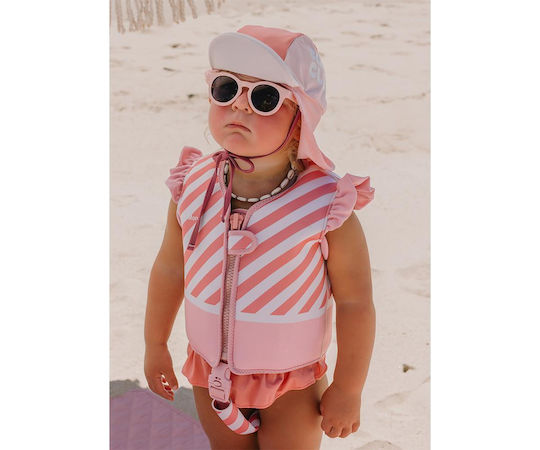 Protection Vest Stripes Bloom&blush 3-6 Years Monnëka