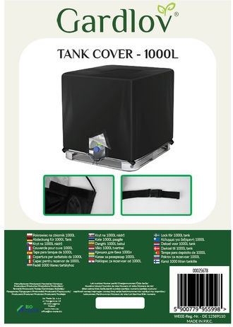 Gardlov Προστατευτικό Κάλυμμα Πισίνας Μαύρο 120x100εκ.