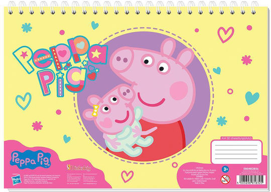 Blocuri De Desen Peppa Pig A4 30 Foi 2 Modele 1 Bucată