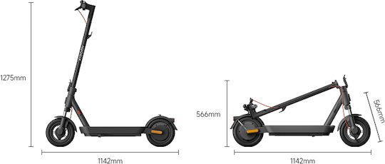 Xiaomi Scuter Electric 5 Trotinetă Electrică Pentru Copii Cu Viteză Maximă 25km/h Și Autonomie 60km În Culoare Neagră
