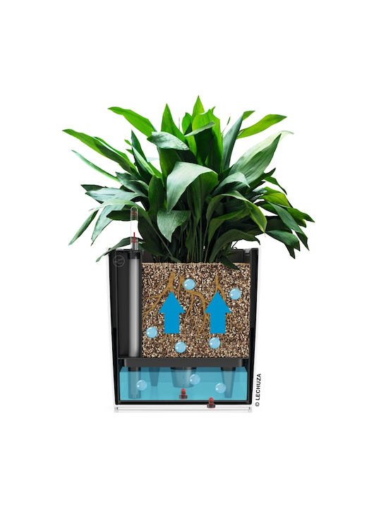 Lechuza Cube Αυτοποτιζόμενη Γλάστρα Λευκή 40x40x40εκ.