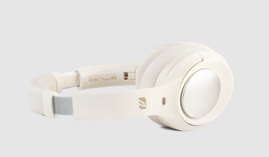Muse M-295ANCW Wireless / Wired Over Ear Headphones White