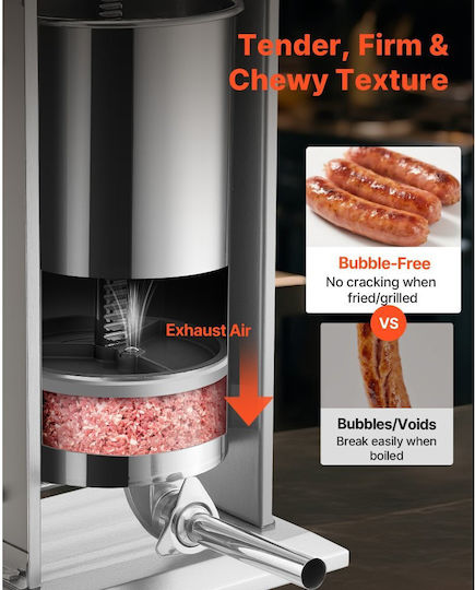 Vevor Sausage Filler with Pedal 25l