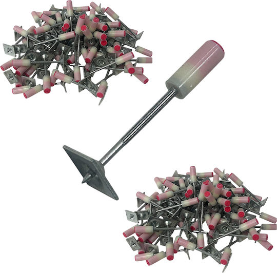 Nail Gun Concrete Spring 2 1 300 Nails Length 47mm Square Plate Capsule 8.3mm Sks Tools 40020048s