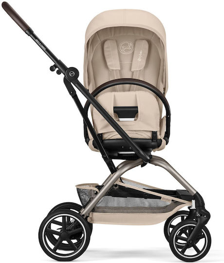 Cybex Eezy S Twist+2 Reversible Baby Stroller Suitable for Newborn Almond Beige 8.8kg