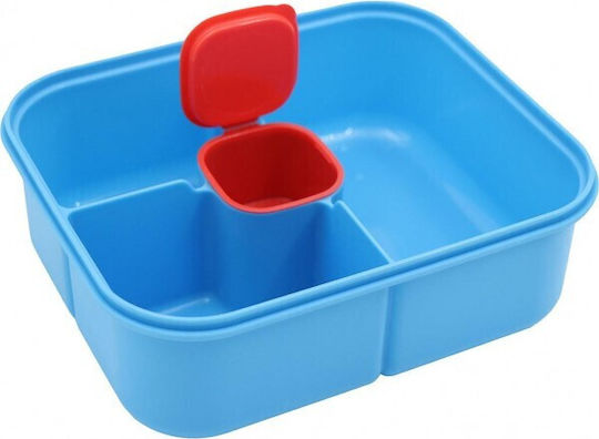 Must Team Plastic Kids' Food Container 1.3 Litre Mermaid 18.5 x 15.8 x 7.7 cm