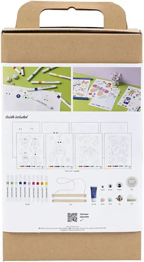 Creative Craft Kit Colouring Butterfly Robot Happy Colours 977812 Toys