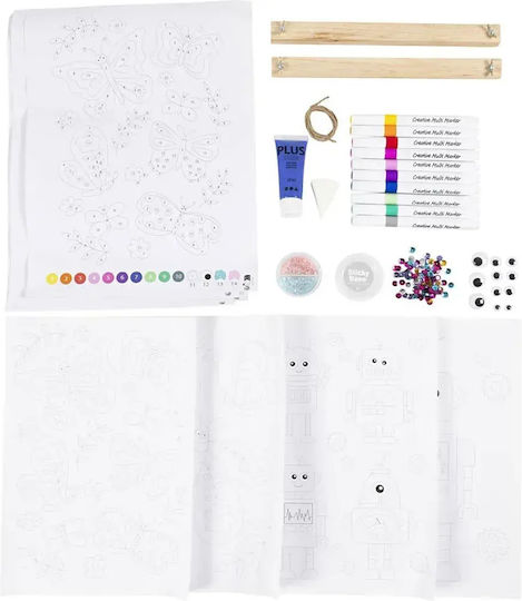 Creative Craft Kit Colouring Butterfly Robot Happy Colours 977812 Toys