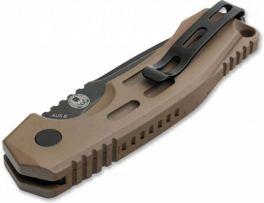 Boker Thunder Storm Automatik Coyote Taschenmesser Überleben Braun