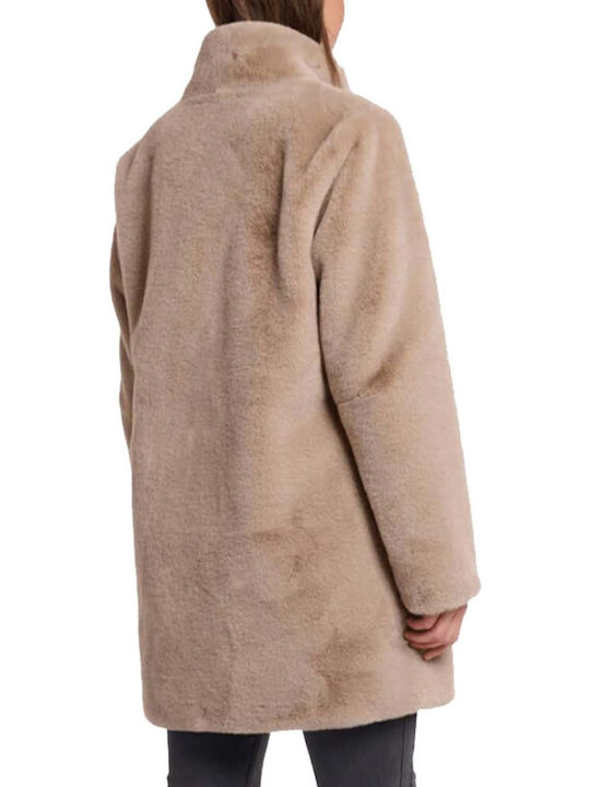 Short Women's Fur Beige NONNA 7002511