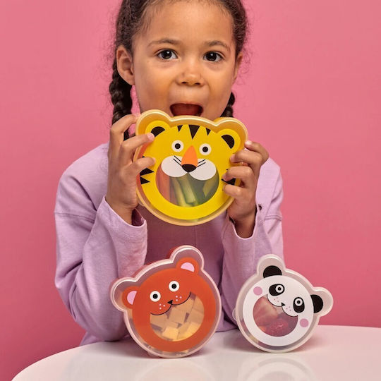 Kikkerland Plastic Kids Dinner Set Transparent