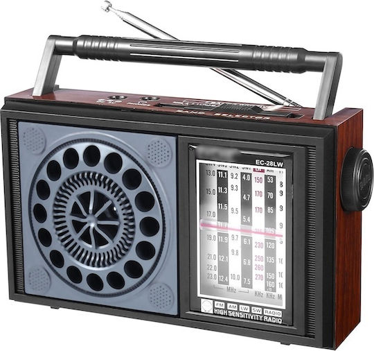 FOX500026 Portable Rechargeable Radio with USB Black