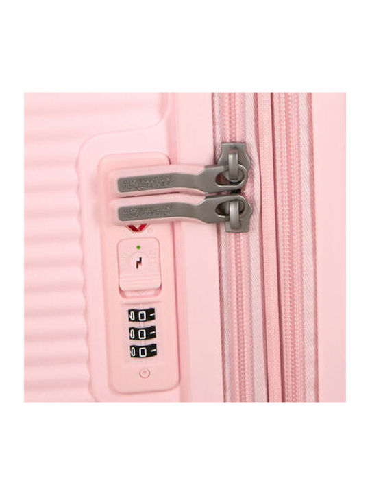 American Tourister Soundbox Große Hartreisekoffer Pastell Pink mit 4 Rädern Höhe 77cm
