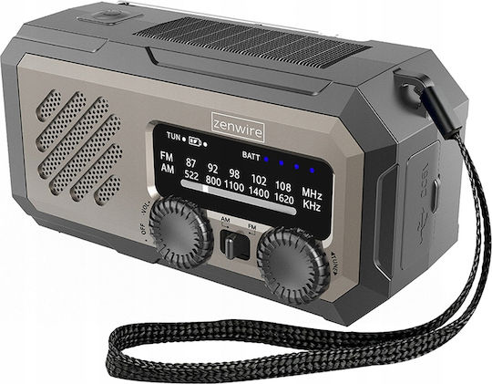 Zenwire Vibe Y2 Handheld Radio Solar mit USB Schwarz