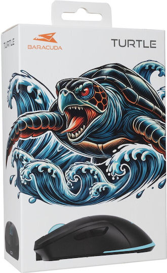 Baracuda Turtle BGM-121 Wireless Gaming Mouse 3200 DPI Black