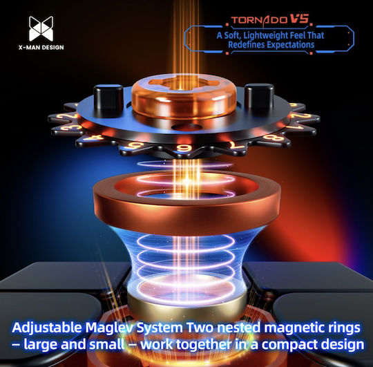 Qiyi X-man Tornado Μαγνητικός Κύβος Ταχύτητας 3x3