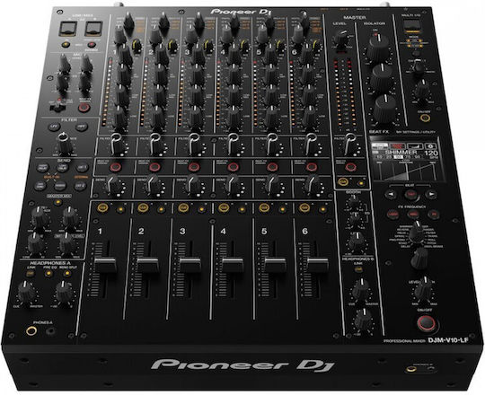 Pioneer DJ DJM-V10-LF DJM-V10LF Digital Mixer 6 Channels 2 XLR Inputs
