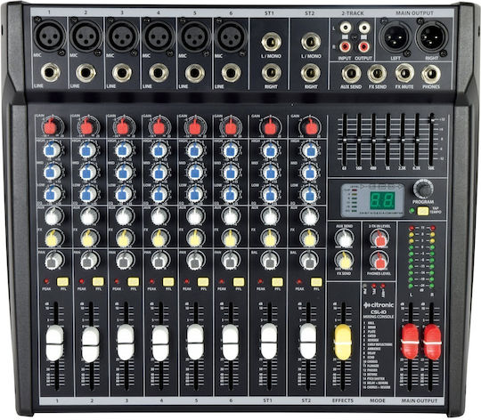 Citronic CSL-10 170.853UK 6 XLR Inputs