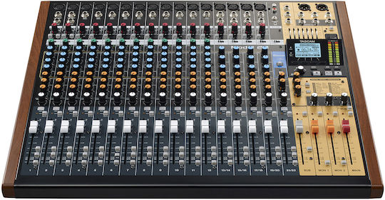 Tascam Model 24 Αναλογική Κονσόλα 22 Καναλιών με Phantom Power & 16 Εισόδους XLR & Bluetooth