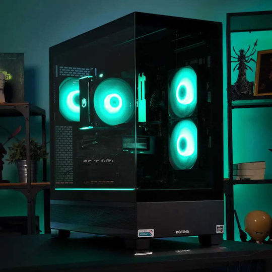 Actina Гейминг Настолен компютър (Ryzen 5-5600X/32GB DDR4/1.0TB SSD/GeForce RTX 5060/Без операционна система)
