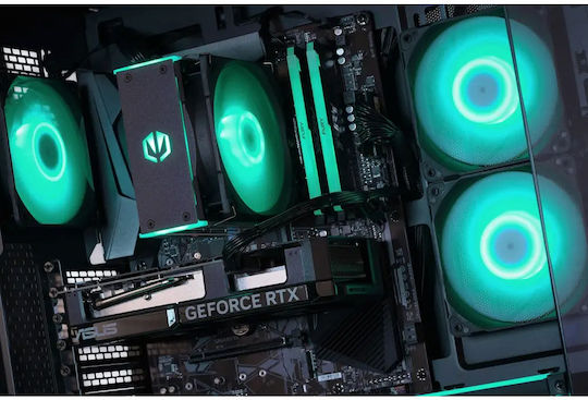 Actina Desktop PC Gaming Ryzen 5-7600X3D 32GB DDR5 1TB SSD Radeon RX 9070 Fără Sistem De Operare