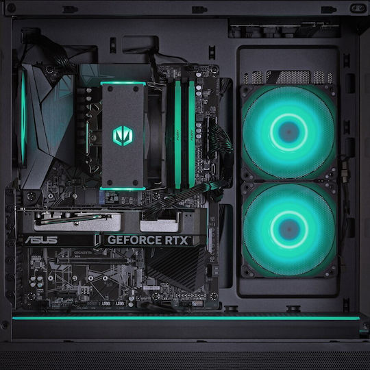 Actina Desktop PC Gaming Ryzen 5-7600X3D 32GB DDR5 1TB SSD Radeon RX 9070 Fără Sistem De Operare