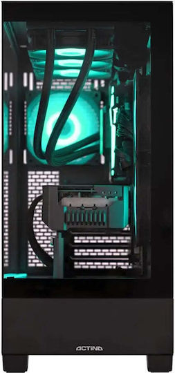 Actina Гейминг Настолен Компютър Ryzen 7-7700X 32GB DDR5 1TB SSD Radeon RX 9070 XT Без Операционна Система