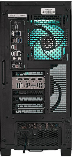 Actina Гейминг Настолен Компютър Ryzen 7-7700X 32GB DDR5 1TB SSD Radeon RX 9070 XT Без Операционна Система
