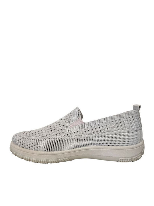 Women's Slip-On Canvas Beige G-YX-24-Beige