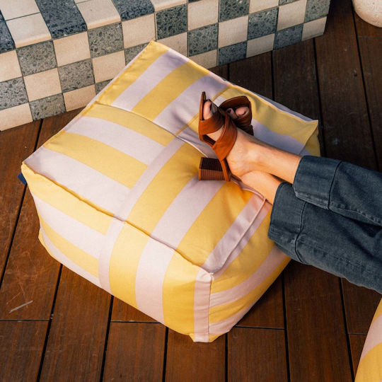 Σκαμπό Yellow And Pink Stripes Σκαμπό Yellow And Pink Stripes