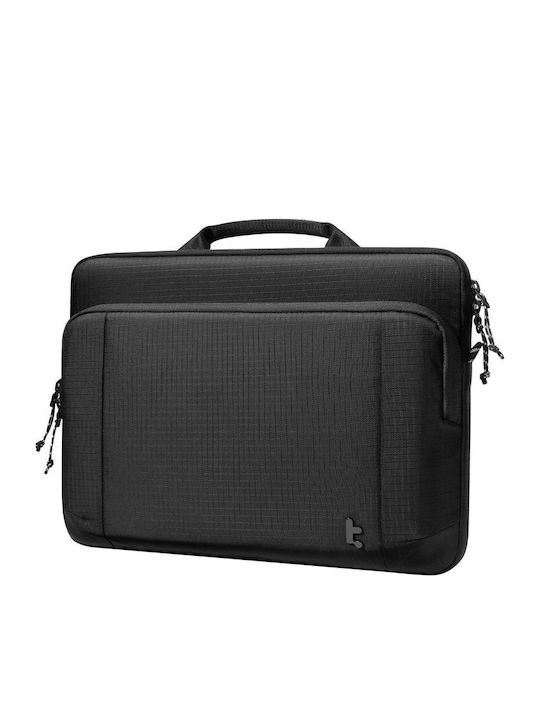 tomtoc Shoulder Handheld Bag for Laptop 14 Inch in Black Colour A34D3D1