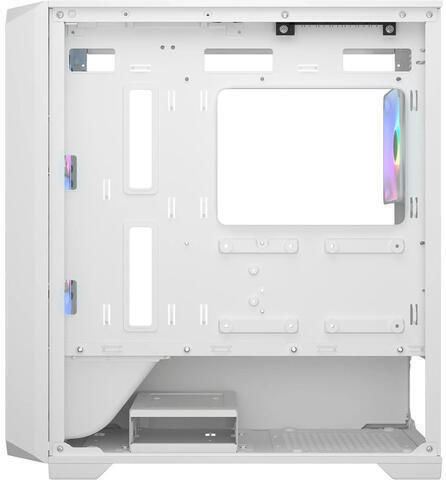Cougar MX600 Mini V2 Gaming Mini Tower Κουτί Υπολογιστή με Πλαϊνό Παράθυρο και RGB Φωτισμό Λευκό