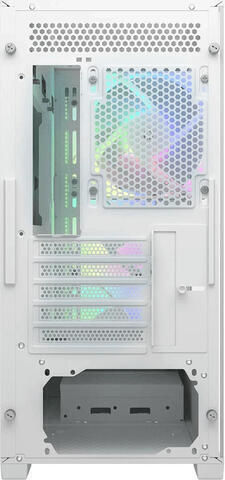 Cougar MX600 Mini V2 Gaming Mini Tower Κουτί Υπολογιστή με Πλαϊνό Παράθυρο και RGB Φωτισμό Λευκό