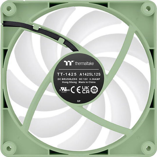 Thermaltake CT140 Reverse Blade Case Fan με ARGB Φωτισμό και Σύνδεση 4-Pin PWM 2τμχ Matcha Green
