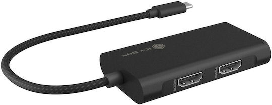 Icy Box Konverter USB-C männlich zu HDMI weiblich 1Stück IB-AD1030-C
