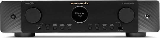 Marantz Cinema 70s Home Cinema Amplifier 4K/8K 7.2 Channels with HDR and Dolby Atmos Black