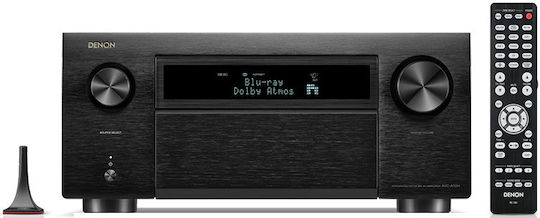 Denon AVC-A10H Home Cinema Amplifier 4K/8K 13.4 Channels 150W/8Ω 190W/6Ω with HDR and Dolby Atmos Black
