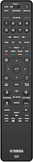 Yamaha RX-A8A Home Cinema Receiver 4K/8K 11.2 Channels 185W/8Ω with HDR and Dolby Atmos Black