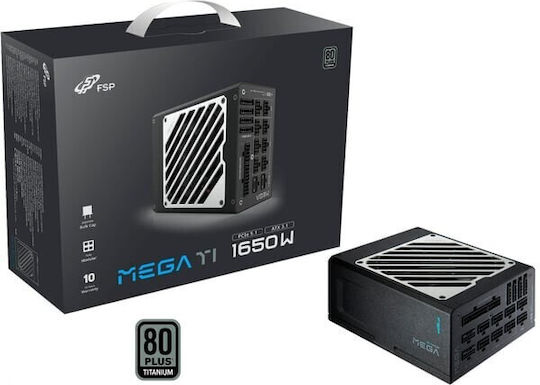 FSP/Fortron MEGA TI 1600W Black Computer Power Supply Full Modular 80 Plus Titanium