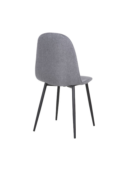 Leonardo Scaun Sala De Mese Cu Material Textil Gri 42x49x84cm