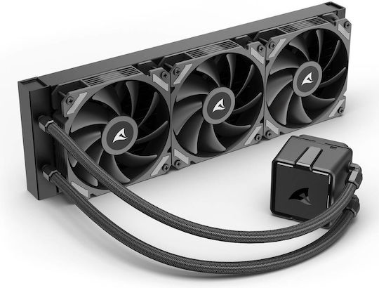 Sharkoon S40 Răcire cu lichid AIO CPU cu 3 ventilatoare de 120mm