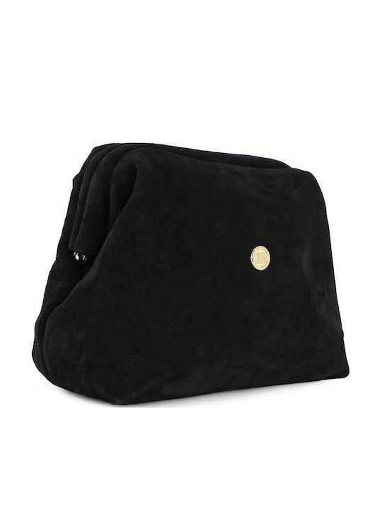 Leather Women's Crossbody Bag Black
